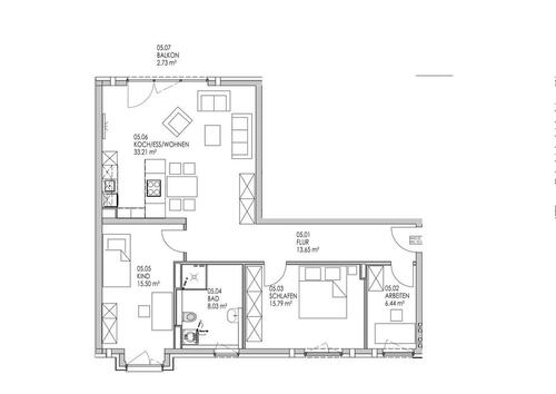 Foto - 4 Zimmer Etagenwohnung in Offenbach am Main