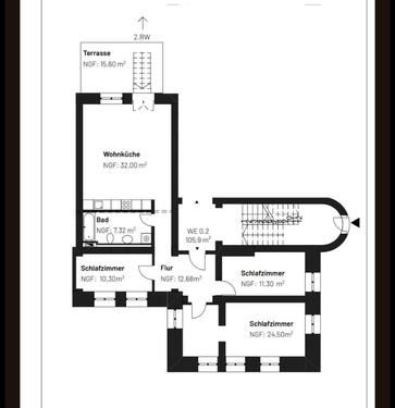 Foto - 4,5 Zimmer Wohnung - 1.431,00&nbsp;EUR Kaltmiete, ca.&nbsp; 100,00&nbsp;m&sup2;