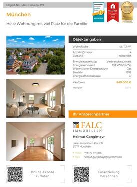 Foto - helle freundliche 4 Zimmer Wohnung