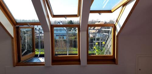 Foto - Attraktive Wohnung mit Blick von der Loggia ins Grüne