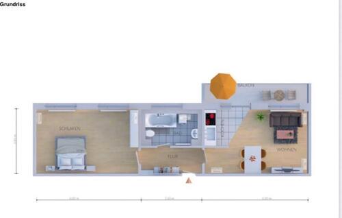 Foto - 2 Zimmer Etagenwohnung zur Miete in Jena