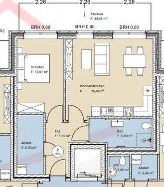 Foto - 2 Zimmer Erdgeschoßwohnung in Fürstenau