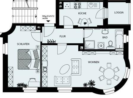 Foto - Etagenwohnung in Leipzig