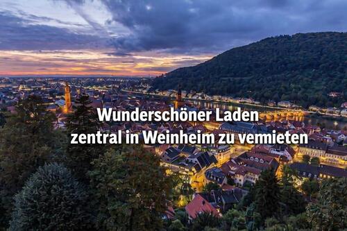 Foto - Wunderschöner Laden zentral in Weinheim zu vermieten