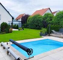 Arbeiten und leben wie im Urlaub-stilvolle Privatsphäre mit Pool - Schnelldorf