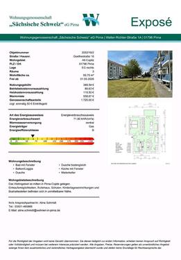 Foto - 3 Zimmer Hochparterre zur Miete in Pirna