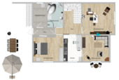 Foto - 3 ZKB an eine einzelne Person zu verbieten + Garten und Terrasse