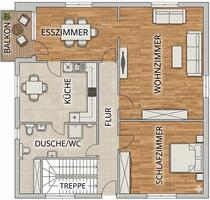 Sanierte Wohnung mit EBK, Balkon & 1 Monat kaltmietfrei - Max 2P. - Völklingen