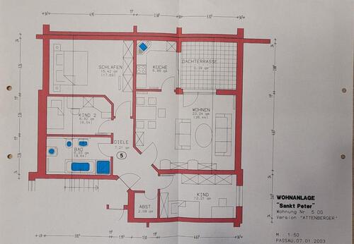 Foto - 4 Zimmer Dachgeschoßwohnung in Passau
