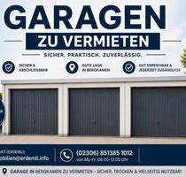 Gepflegte Garagen in Bergkamen ab sofort verfügbar