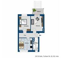 Wir sanieren für SIE! - 430,00&nbsp;EUR Kaltmiete, ca.&nbsp; 48,79&nbsp;m&sup2; in Halle (Saale) (PLZ: 06118) Frohe Zukunft