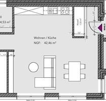 2 ZKB Obergeschosswohnung mit Loggia in Barßel zu vermieten