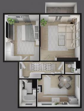 Foto - Etagenwohnung in Dessau-Roßlau