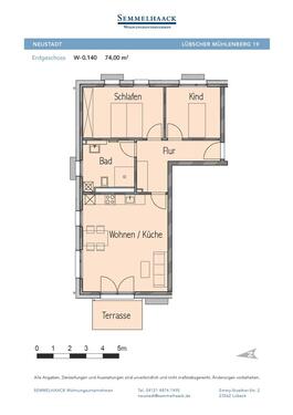 Foto - Etagenwohnung zur Miete in Neustadt in Holstein