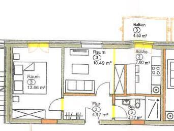 Foto - Etagenwohnung zur Miete in Aurich