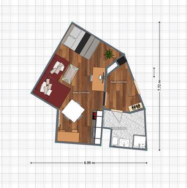 Foto - Voll möbilierte 1 Zimmer Wohnung in zentraler Lage in Nürnberg