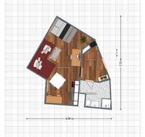Voll möbilierte 1 Zimmer Wohnung in zentraler Lage in Nürnberg