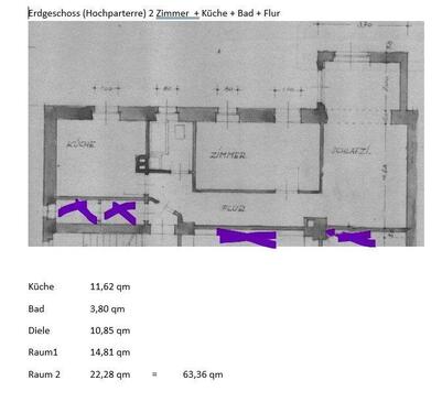 Foto - 2-Zimmer-Wohnung mit durchdachtem Grundriss 63,36 qm