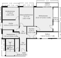 3,5 Zi. WG Neugründung Wohnung in Bingen-Büdesheim m. Balkon - Bingen am Rhein