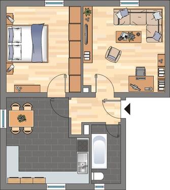 Foto - 2 Zimmer Etagenwohnung in Landau in der Pfalz