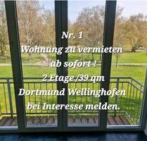 Wohnung in Wellinghofen - 39 qm2 zu Vermieten. Ab sofort ! - Dortmund Hörde