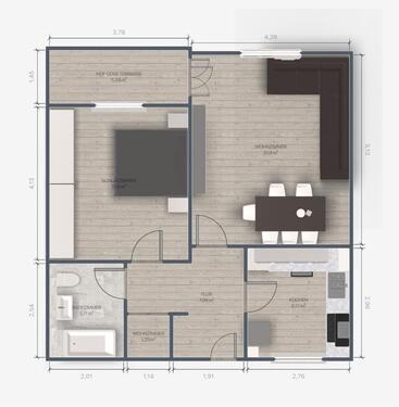 Foto - 2,5 Zimmer 58qm in Recklinghausen Süd ab 01.08.26