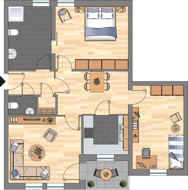 Foto - 3 Zimmer Erdgeschoßwohnung in Bad Neuenahr-Ahrweiler