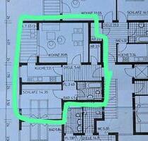 2 Zi. Wohnung, 60 m², EBK, Balkon, 720,- + 180,- NK - Nürnberg Gleißhammer