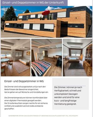 Foto - 1 Zimmer Erdgeschoßwohnung zur Miete in Bad Saulgau