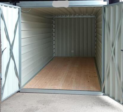 Foto - Lagercontainer, Lagerraum, Materialcontainer, Lagerfläche, Garage
