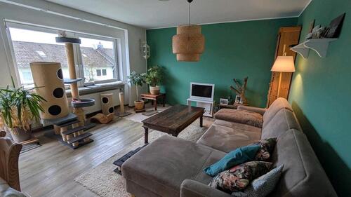 Foto - helle 3- Zi- Wohnung 79m2 mit Südbalkon und Garage in Hilgen