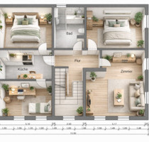 Großzügige 5-Zimmer-Wohnung mit Gartennutzung in Kaufungen - Kassel Bettenhausen