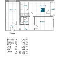 Sanierte 3 Raumwohnung mit Balkon - Dresden Cotta