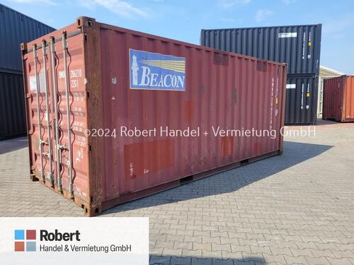 Foto - 20 Fuß Lagercontainer, gebraucht Seecontainer, Container, Baucontainer, Materialcontainer