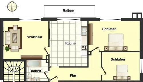 Foto - Etagenwohnung zur Miete in Altenbeken