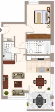 Foto - 2 Zimmer Etagenwohnung zur Miete in Eltville am Rhein