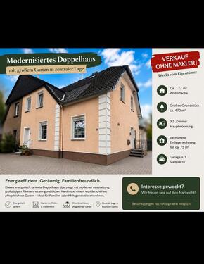Foto - Energetisch sanierte Doppelhaushälfte mit Einliegerwohnung