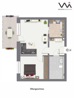 Foto - Etagenwohnung in Warendorf zur Miete