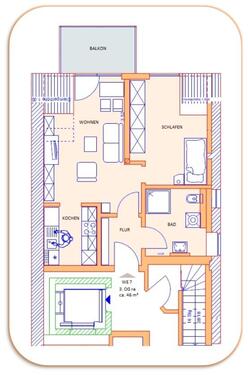 Foto - Etagenwohnung zur Miete in Schleiz