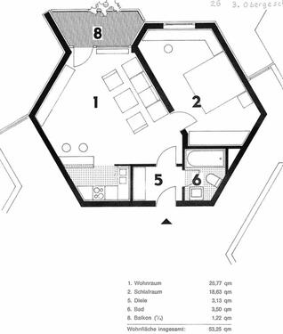 Foto - Direkt vom Eigentümer: 2-Zi-Wohnung mit Balkon + Blick auf Goslar