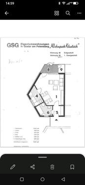 Foto - Direkt vom Eigentümer: 1-Zi-Wohnung mit Balkon + Teichblick