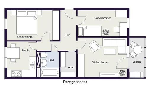 Foto - 3 Zimmer Etagenwohnung zur Miete in Leipzig