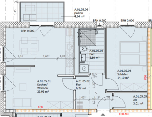 Foto - 2 Zimmer Etagenwohnung zur Miete in Bielefeld