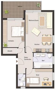 Foto - Schöne Neubau Mietwohnung, barrierefrei, naturnahe