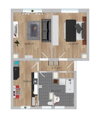 Foto - Etagenwohnung in Schleiz zur Miete