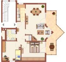 Wohnung in Brandoberndorf - 640,00&nbsp;EUR Kaltmiete, ca.&nbsp; 70,00&nbsp;m&sup2; in Waldsolms (PLZ: 35647)