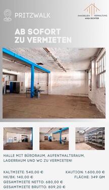 Foto - Halle in Pritzwalk zu vermieten