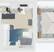 Studio-Appartement mit Balkon in Viersen-Ummer