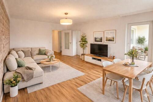 Foto - hell & frisch renoviert – 2-Zimmer mit Südbalkon + EBK in Achim