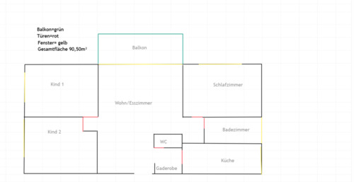 Foto - Whonung zu Verkaufen - 410.000,00&nbsp;EUR Kaufpreis, ca.&nbsp; 90,50&nbsp;m&sup2;